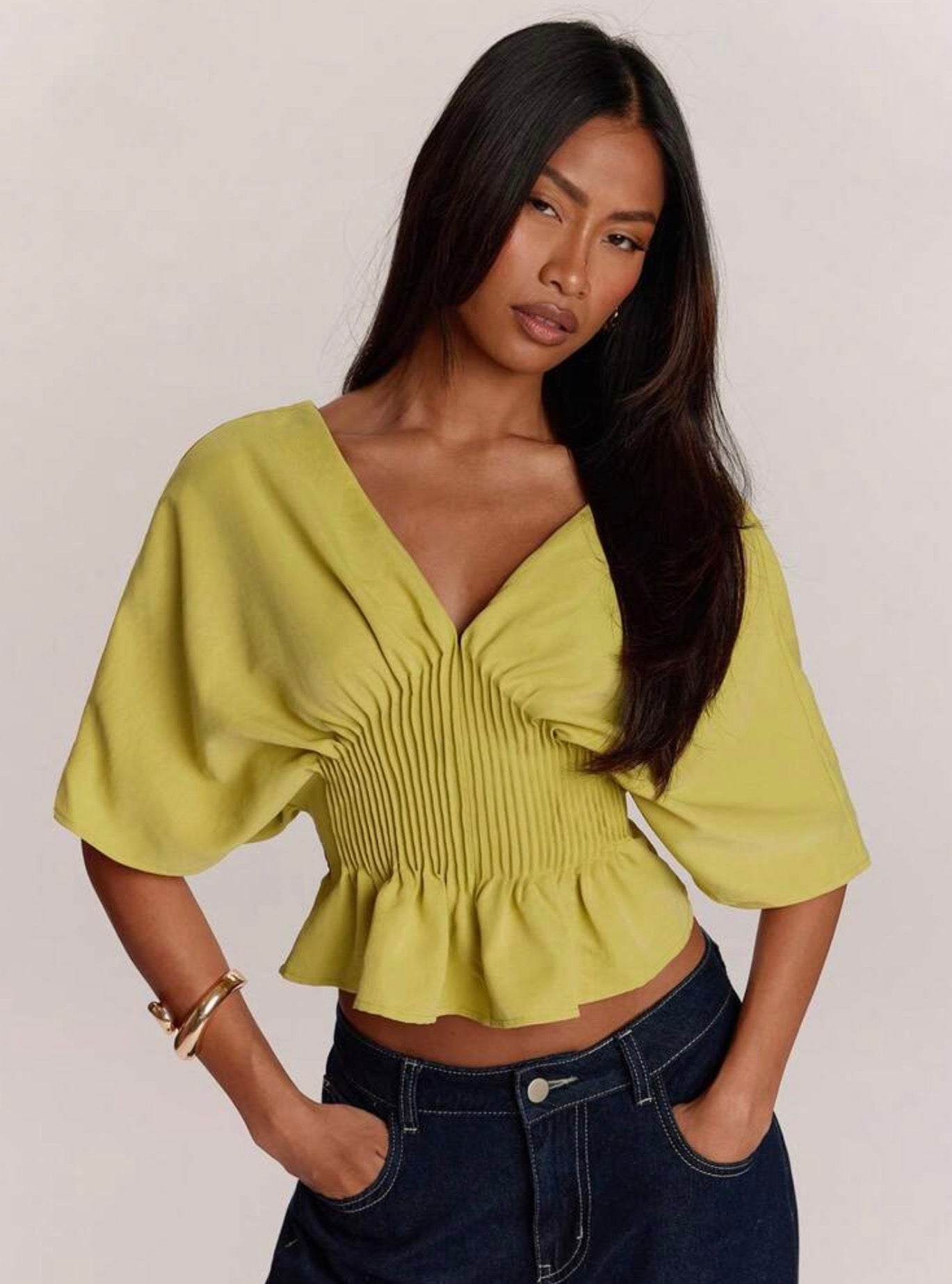 Blusa verde lima