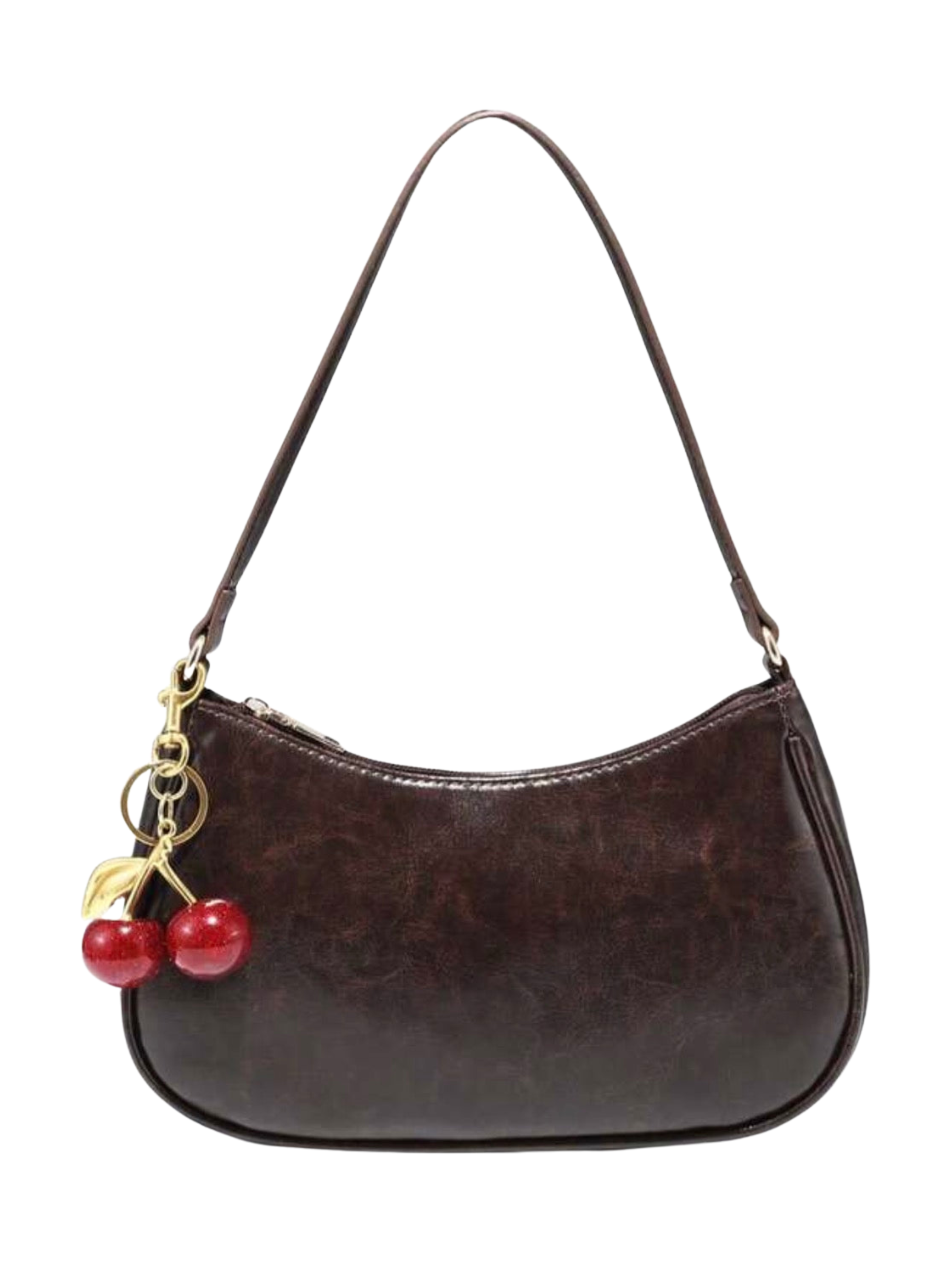 Cartera café con llavero